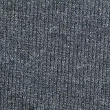 Heathered Grey Marl Rib Knit — texture