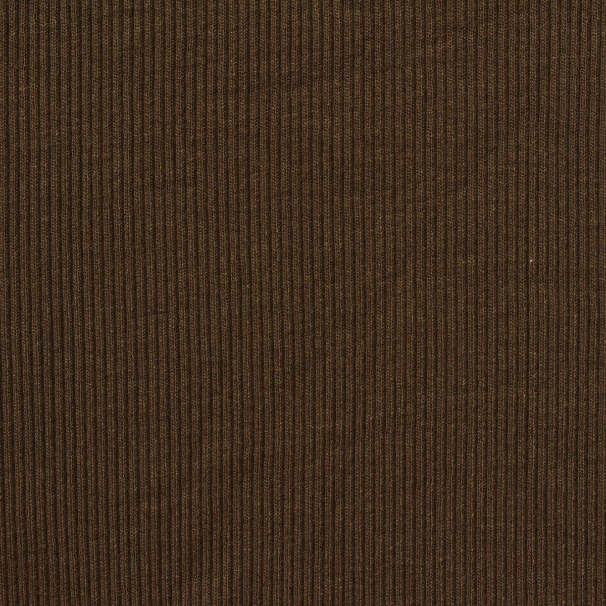 Viscose Stretch Rib Knit Fabric, 274 gsm, 129 cm — Brown