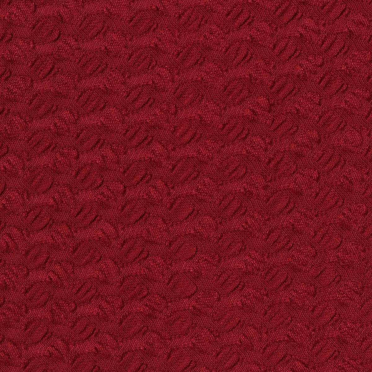 Deep Red Tone-on-Tone Jersey Knit, Polyester