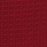Deep Red Tone-on-Tone Jersey Knit, Polyester