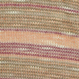 Brown Horizontal-Stripe Chunky Knit, Poly-Viscose
