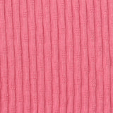 Jacquard Cotton Polyester Rib Knit Fabric, 160 gsm, 156 cm — Pink