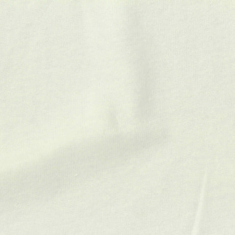 100% Cotton Rib Knit Fabric, 170 gsm, 169 cm — White