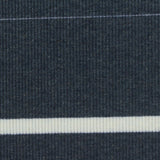 Dark Grey Stripe Rib Knit, Cotton-Poly