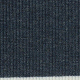 Dark Grey Stripe Rib Knit, Cotton-Poly — texture
