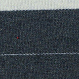 Charcoal Horizontal-Stripe Rib Knit, Cotton-Poly — texture