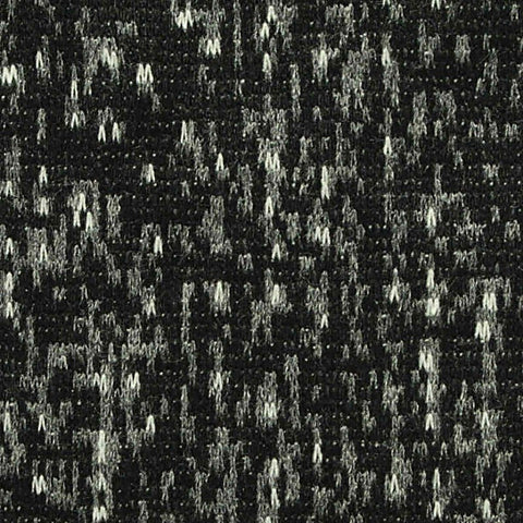 Black Marl Interlock Knit, Viscose-Poly, 225 gsm