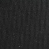 Viscose Polyester Blend Stretch Interlock Knit Fabric, 284 gsm, 180 cm — Black