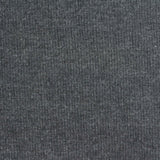 Dark Grey Marl Rib Knit, Poly-Cotton