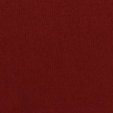 Cotton Polyester Stretch Rib Knit Fabric, 380 gsm — Red