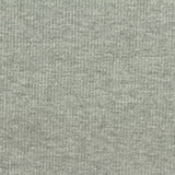 Light Grey Marl Rib Knit, Cotton-Poly