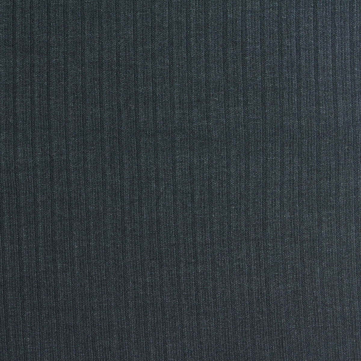 Viscose Stretch Rib Knit Fabric, 220 gsm, 160 cm — Navy