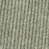 Heathered Grey-Green Marl Rib Knit, Polyester — texture