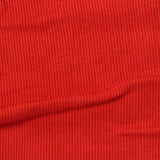 Viscose Stretch Rib Knit Fabric, 240 gsm, 160 cm — Red