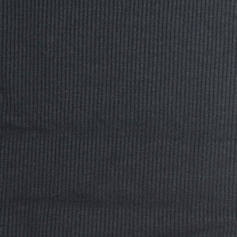 Viscose Stretch Rib Knit Fabric, 270 gsm, 160 cm — Grey