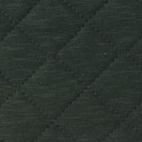 Dark Green Diamond French Terry, Cotton-Poly