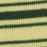 Dark Green Stripes Rib Knit, Polyester — texture
