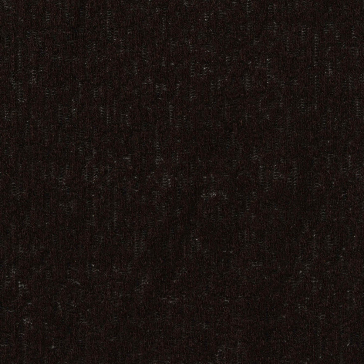 Dark Brown Marl Interlock Knit, Acrylic-Nylon, 116 gsm