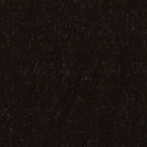 Dark Brown Marl Interlock Knit, Acrylic-Nylon, 116 gsm