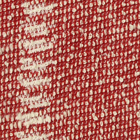 Jacquard Polyester Cotton Blend Bouclé Fabric, 240 gsm, 150 cm — Red