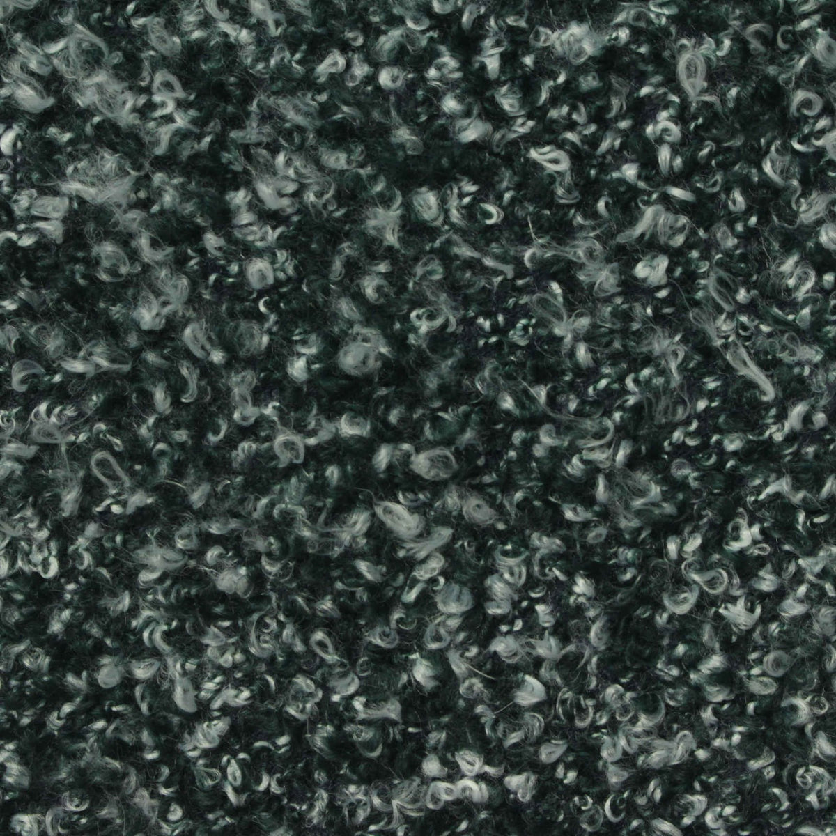 Dark Green Marl Sherpa Fleece, Polyester, 315 gsm
