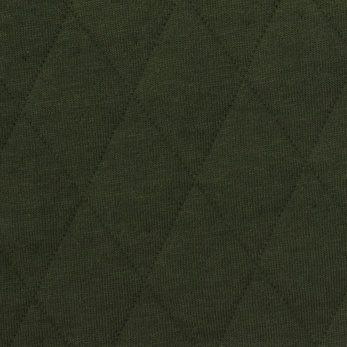 Dark Green Diamond Jacquard, Cotton-Poly