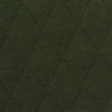 Dark Green Diamond Jacquard, Cotton-Poly