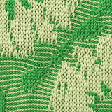 Green Floral Interlock Knit, Spandex — texture