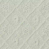 Cream Tone-on-Tone Diamond Crepe, Polyester