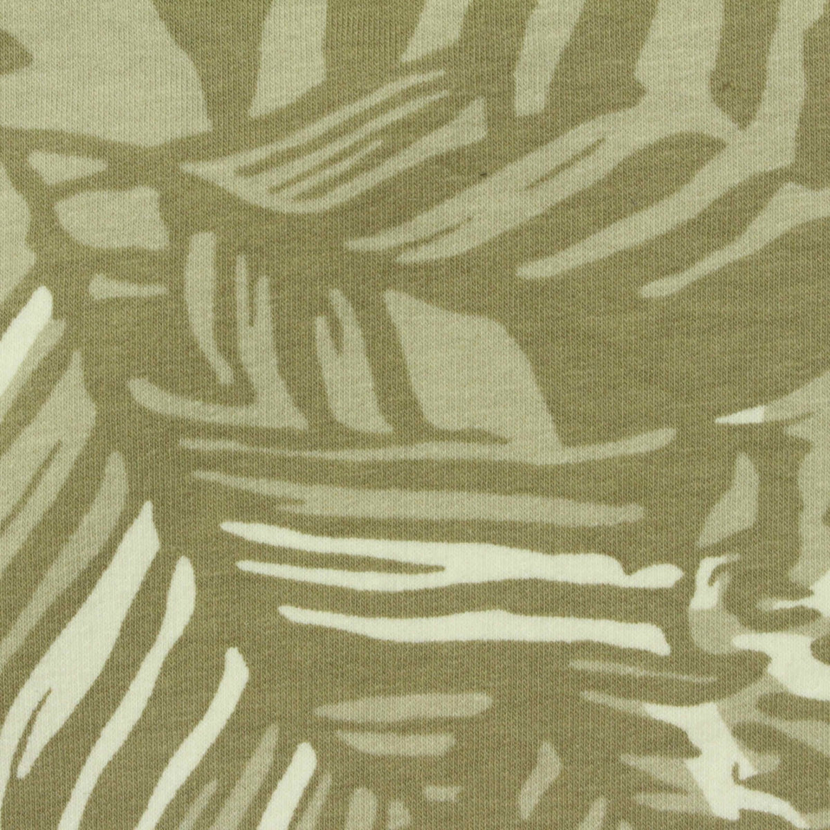 Green Camo French Terry, Cotton