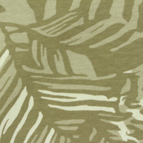 Green Camo French Terry, Cotton
