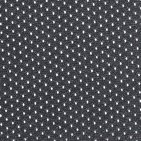 White Polka-Dot Warp Knit, Polyester