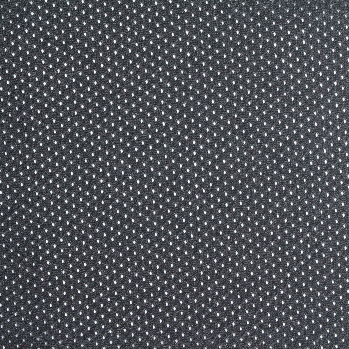 White Polka-Dot Warp Knit, Polyester