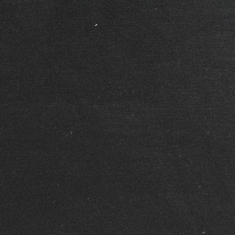 Polyester Viscose Stretch Scuba Knit Fabric, 350 gsm, 160 cm — Black, ref EF-264319