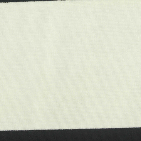 Off-White Stripes Ponte Knit, Viscose-Poly