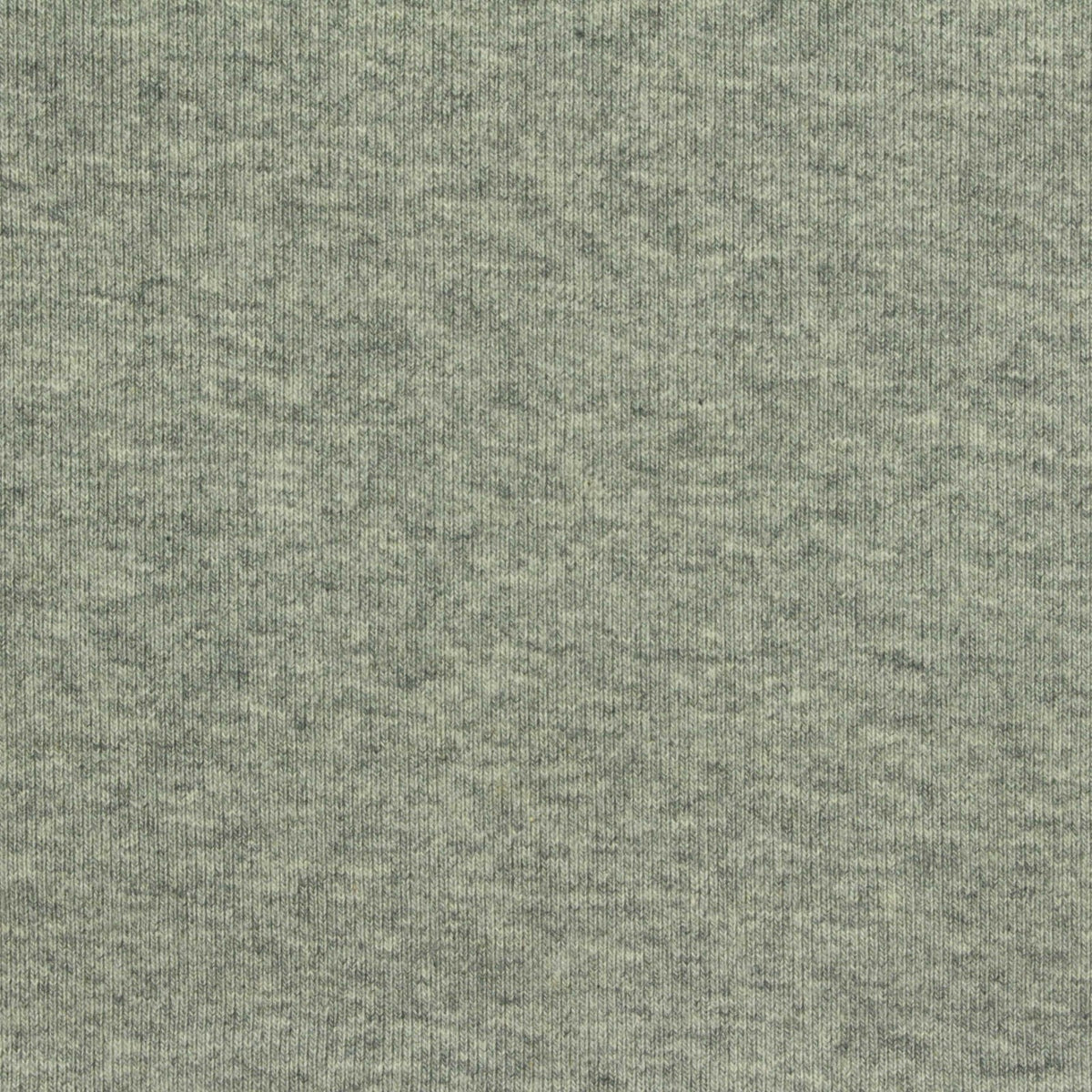 Light Grey-Green Heathered-Marl Rib Knit, Cotton