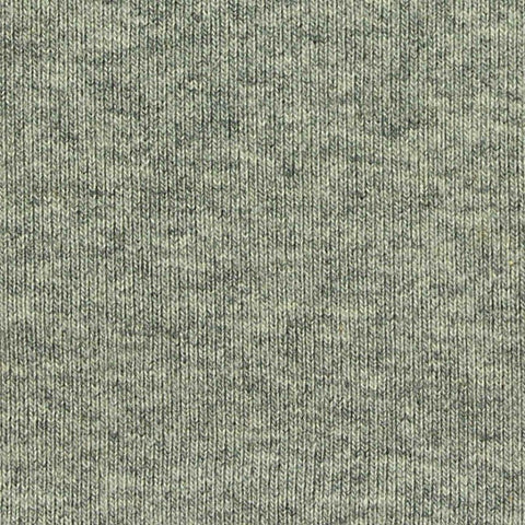 Light Grey-Green Heathered-Marl Rib Knit, Cotton