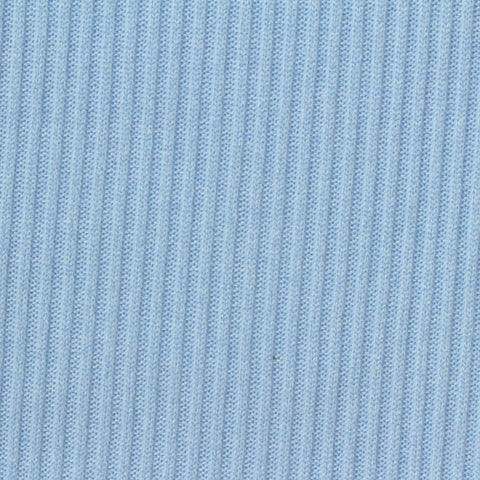 Polyester Stretch Rib Knit Fabric, 280 gsm, 140 cm — Blue
