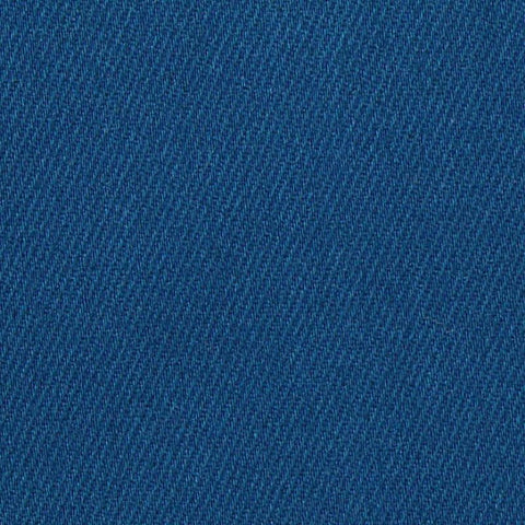 Cotton Polyester Stretch Twill Fabric, 220 gsm, 145 cm — Blue