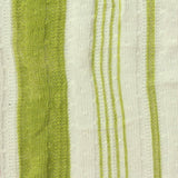 Green Vertical-Stripe Jersey Knit, Viscose-Poly