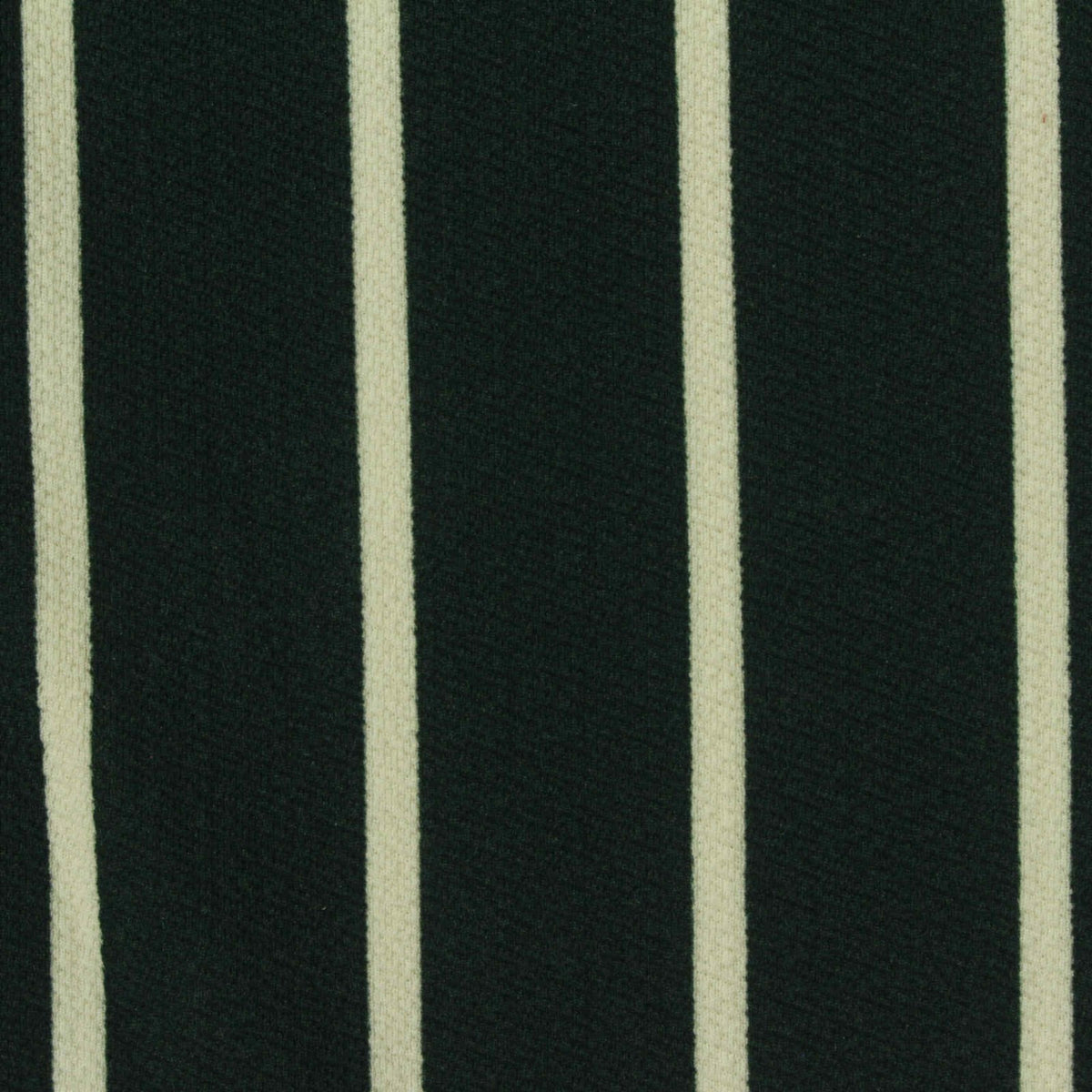 Dark Green Vertical-Stripe Knit, Polyester