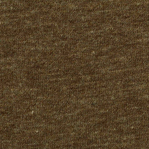 Brown Marl Jersey Knit, Poly-Cotton, 160 gsm