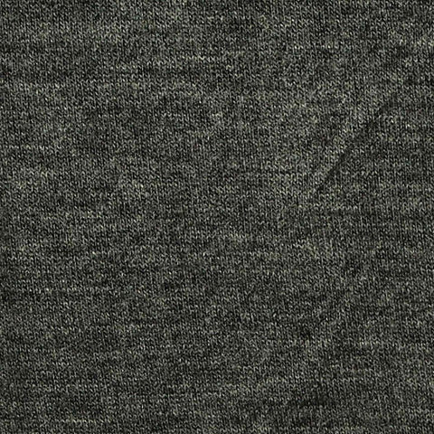 Dark Grey Heathered-Marl Jersey Knit, Viscose, 130 gsm