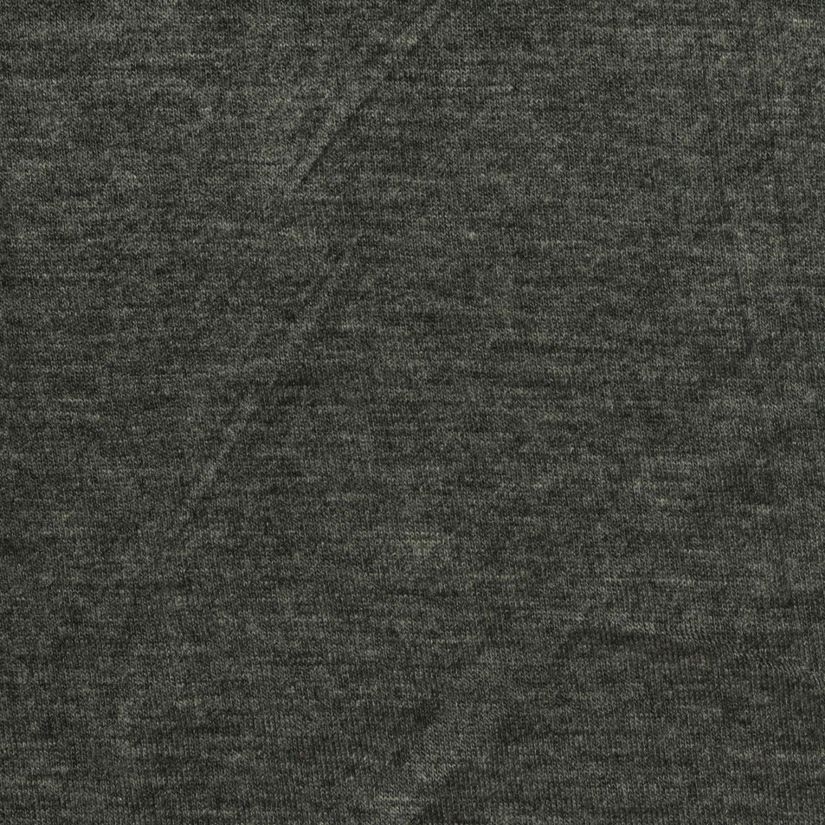 Dark Grey Heathered-Marl Jersey Knit, Viscose, 130 gsm