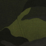Green Camo Jersey Knit, Cotton-Poly
