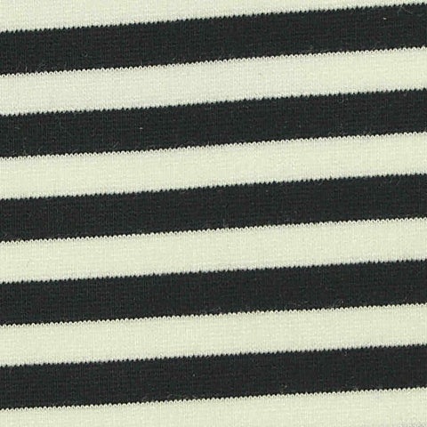 Dark Grey Stripes Ponte Knit, Viscose-Nylon, 340 gsm