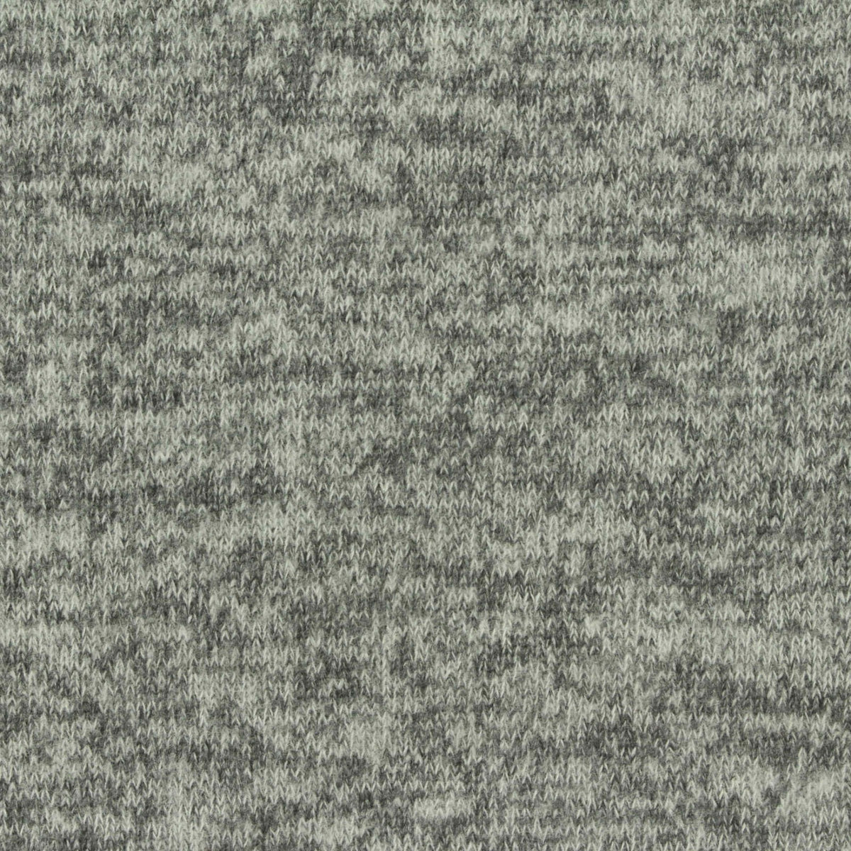 Brushed Polyester Viscose Stretch Chunky Knit Fabric, 200 gsm, 165 cm — Grey