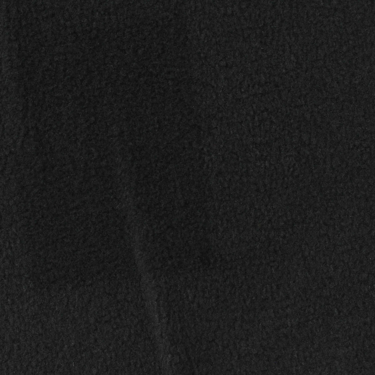 Polyester Stretch Fleece Fabric, 260 gsm, 155 cm — Black