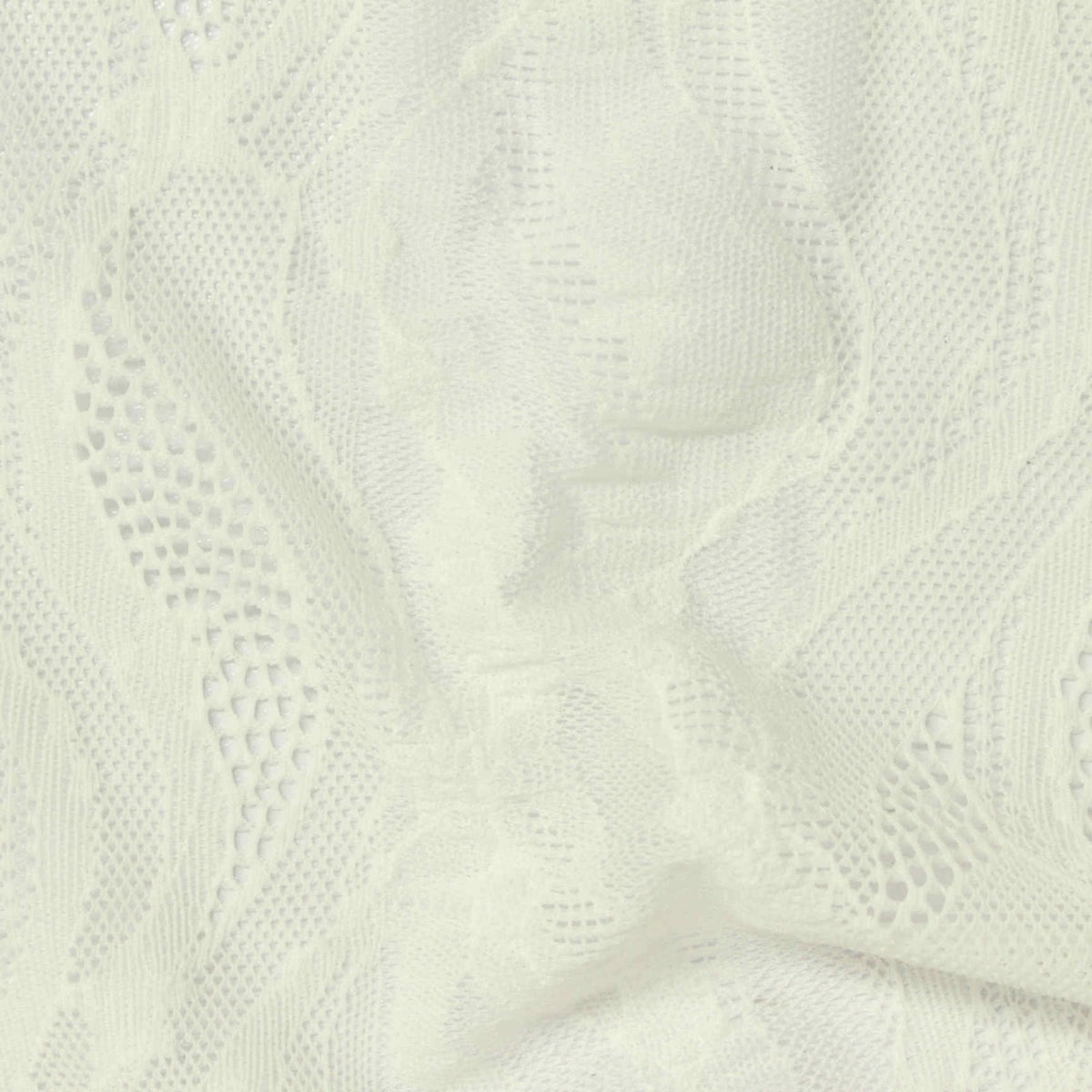 Nylon Stretch Lace Fabric, 106 gsm, 120 cm — Beige
