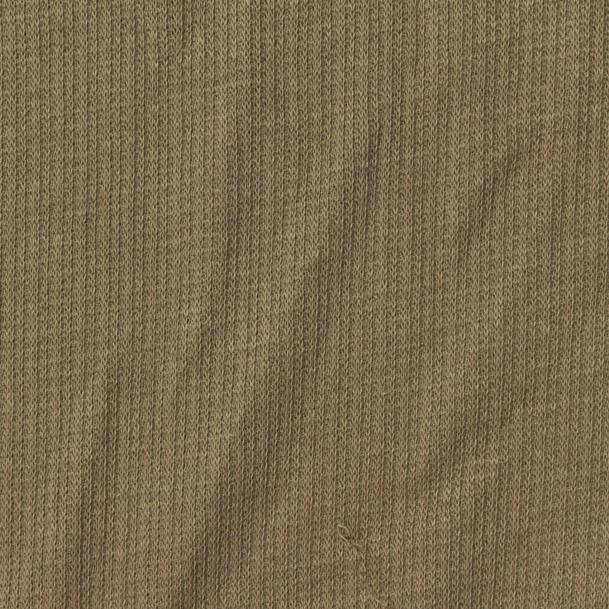 Polyester Cotton Blend Stretch Interlock Knit Fabric, 165 gsm, 150 cm — Khaki